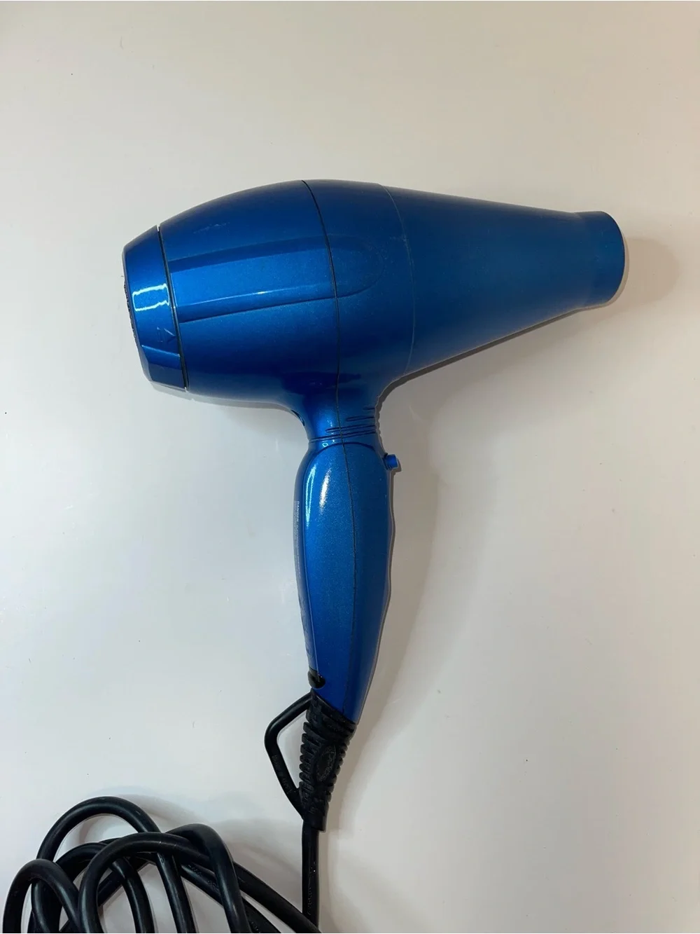 BaByliss Metallic Blue Nano Titanium Hair Dryer with Italian Flag Accent